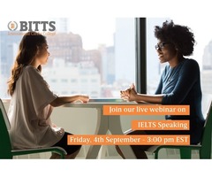 IELTS Speaking- Live Webinar By BITTS College | free-classifieds-canada.com - 1