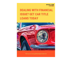Dealing With Financial Issue? Get Car Title Loans Today | free-classifieds-canada.com - 1