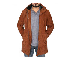 Happy Christmas| Robert Sheriff Brown Suede Leather Jacket | free-classifieds-canada.com - 1