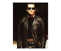 Happy Christmas| Arnold Schwarzenegger Leather Jacket | free-classifieds-canada.com - 1