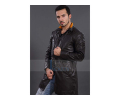 "Happy Christmas" Aiden Pearce Watch Dogs Black Leather Coat | free-classifieds-canada.com - 2