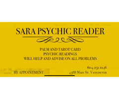 Sara psychic reader  | free-classifieds-canada.com - 2
