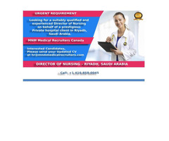 Urgent Requirment for Director of Nursing  | free-classifieds-canada.com - 1