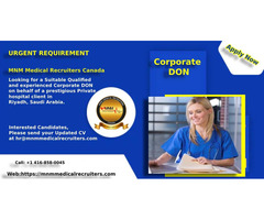 Corporate DON - Urgent Requirement  | free-classifieds-canada.com - 1