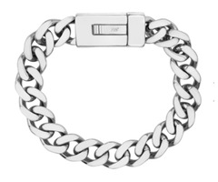 12mm Stainless Steel Cuban Link Engravable Bracelet | free-classifieds-canada.com - 1