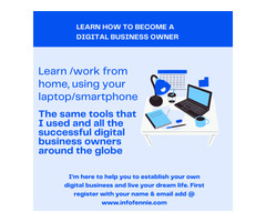 BECOME A DIGITAL BUSINESS OWNER AND  WORK FROM HOME | free-classifieds-canada.com - 2