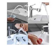 Universal 720° Rotatable Faucet Sprayer Head with Durable Copper | free-classifieds-canada.com - 4