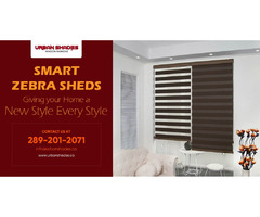 Zebra shades offers a truly unique and perfect room darkening shade | free-classifieds-canada.com - 1