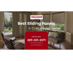 Urban shades provides best quality Sliding Panels in Canada & USA | free-classifieds-canada.com - 1