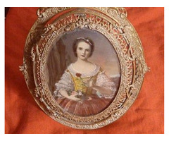 Art! Rare! Napoleon Lady Worslay Duchess Louise France water Color Hand Painted Portraits Singed DaV | free-classifieds-canada.com - 4