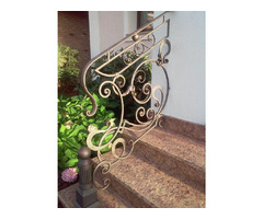  Wrought iron stair railing outdoor - Metal deck railing ideas | free-classifieds-canada.com - 2