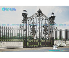 OEM Custom Vintage Wrought Iron Main Gate, Driveway Gate | free-classifieds-canada.com - 2