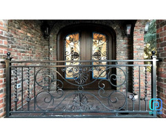 Classy Wrought Iron Exterior Railings For Stairs, Decks, Porches | free-classifieds-canada.com - 5