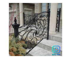 Outdoor Wrought Iron Stair Railings, Front Porch Railings | free-classifieds-canada.com - 2