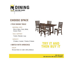Want To Buy Made In Canada Dining Tables! | free-classifieds-canada.com - 1