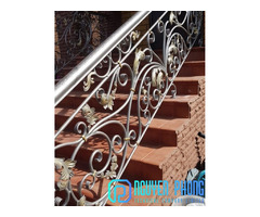 Ornamental iron exterior railing for stairs, porches, decks | free-classifieds-canada.com - 4