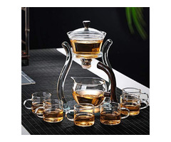 RORA Glass Teapot Set Automatic Magnetic Teapot | free-classifieds-canada.com - 1