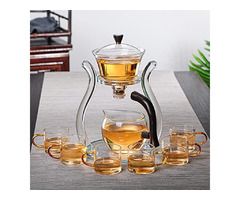 RORA Glass Teapot Set Automatic Magnetic Teapot | free-classifieds-canada.com - 7