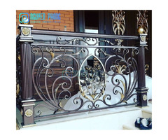 Ornamental custom wrought iron front porch railing | free-classifieds-canada.com - 1