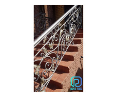 Ornamental custom wrought iron front porch railing | free-classifieds-canada.com - 3