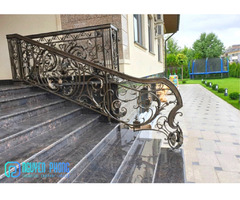 Ornamental custom wrought iron front porch railing | free-classifieds-canada.com - 5
