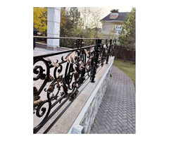 Ornamental custom wrought iron front porch railing | free-classifieds-canada.com - 6