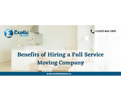 Benefits of Hiring a Full-Service Moving Company | free-classifieds-canada.com - 1