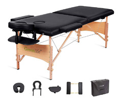 Fold Massage Reiki Facial Table Bed with Free Carrying Bag & Head Rest & Arm Rests | free-classifieds-canada.com - 1