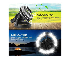 Odoland Portable LED Camping Lantern with Ceiling Fan - Hurricane Emergency Survival Kit | free-classifieds-canada.com - 2