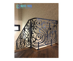 Luxury wrought iron interior railing for stairs | free-classifieds-canada.com - 4