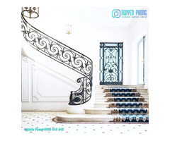 Luxury wrought iron interior railing for stairs | free-classifieds-canada.com - 8