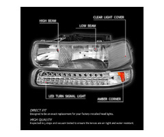 DNA Motoring HL-OH-CS99-4P-SM-AB Smoke Lens Headlights | free-classifieds-canada.com - 2