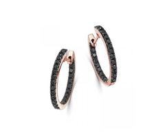 1ct Diamond Hoop Earrings For Women's | free-classifieds-canada.com - 1