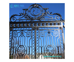 Decorative wrought iron main entry gates | free-classifieds-canada.com - 2