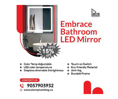 Get 15% OFF on Embrace Bathroom LED Mirror | Akem Plumbing Brampton | free-classifieds-canada.com - 1