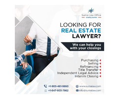 Search The Best Real Estate Lawyers In Toronto | Suma Law Office  | free-classifieds-canada.com - 1