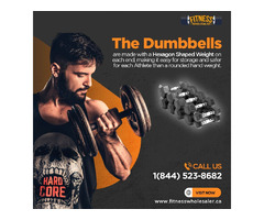Best Rubber Hex Dumbbells | Fitness Wholesaler | free-classifieds-canada.com - 1