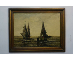 Antique Oil Painting, Jean Coune , MID2F36 | free-classifieds-canada.com - 1