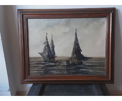 Antique Oil Painting, Jean Coune , MID2F36 | free-classifieds-canada.com - 2