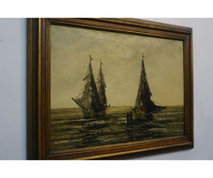 Antique Oil Painting, Jean Coune , MID2F36 | free-classifieds-canada.com - 3