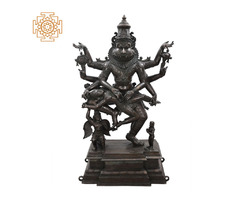 Narasimha Killing the Demon Hiranyakashipu Madhuchista Vidhana Lost-Wax Panchaloha Bronze from Swami | free-classifieds-canada.com - 1