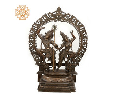 Dancing Rati and Kamadeva-God and Goddess of Love Panchaloha Bronze from Swamimalai | free-classifieds-canada.com - 1