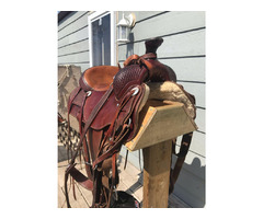 Custom Vic Bennet All around saddle for sale | free-classifieds-canada.com - 3