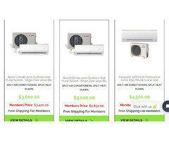 Affordable Split Air Conditioners Bosch Climate 5000 Single Zone 18000 Btu | free-classifieds-canada.com - 1