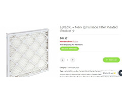 Purchase High Quality Furnace Filter 14X20X1 Merv 13 Pleated (Pack of 3) | free-classifieds-canada.com - 2