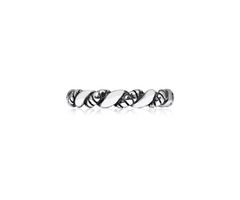 Twisted Cable Stainless Steel Ring | free-classifieds-canada.com - 1