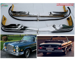Mercedes W111 W112 low grille models 280SE 3,5L V8 Coupe/Convertible bumpers (1969-1971) | free-classifieds-canada.com - 1