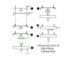 Ceiling Rose Light Fitting Canopy Kit E26 | free-classifieds-canada.com - 6