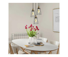 Modern Pendant Light Shade Industrial Metal Wire Frame Loft Cage Ceiling Light | free-classifieds-canada.com - 4