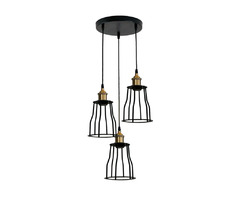 Modern Pendant Light Shade Industrial Metal Wire Frame Loft Cage Ceiling Light | free-classifieds-canada.com - 6